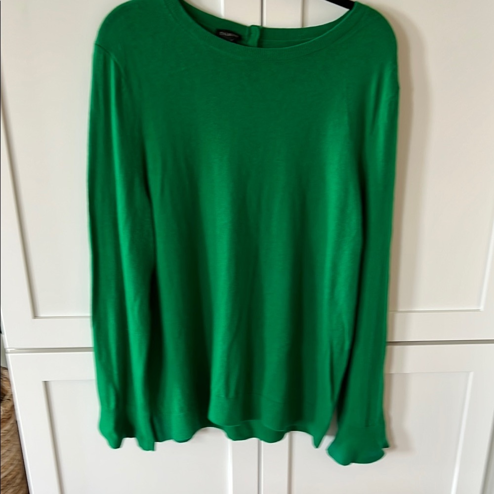 Talbots Vibrant Green Sweater